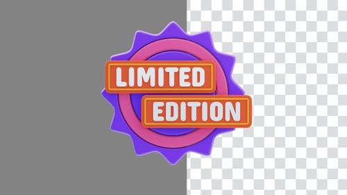 Limited Edition 3d animation | Alpha Channel