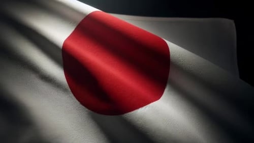 Collection of International National Flags Waving in Slow Motion