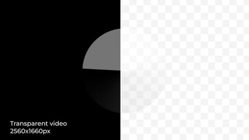 Abstract Rotating Circle Progress Indicator