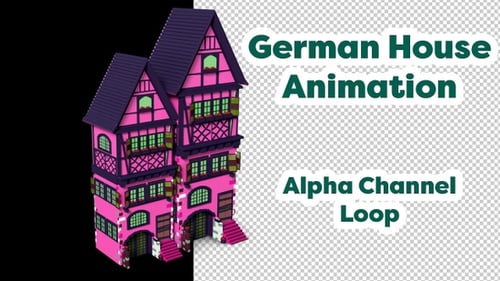 Cute House Construction Animation Real Estate