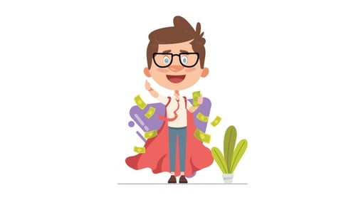 Animation conceptuelle des finances et des hommes d'affaires - Transparence