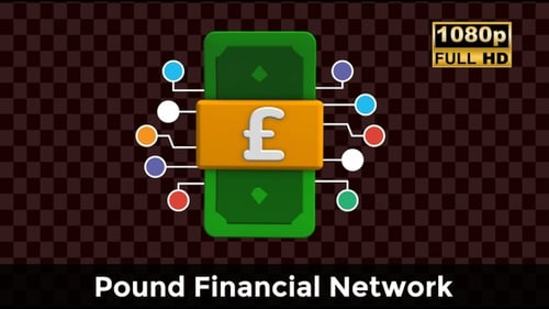 Pound Financial Network — Animation zur globalen Geldverbindung