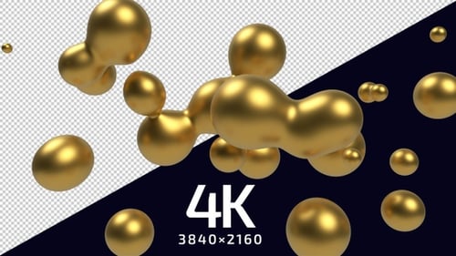 Abstract Transparent Background Loopnig