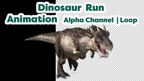 Dinosaur Run Animation