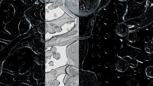 Klares Wasser spritzt transparenter Hintergrund