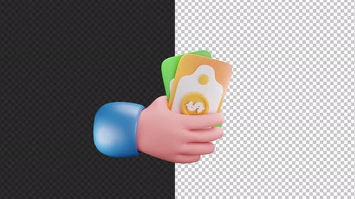 Dinheiro na mão - 4K