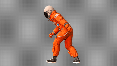 Astronaut Drunk walk