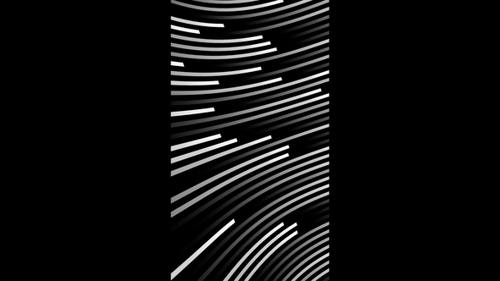 Vertical video black and white lines stream loop animation