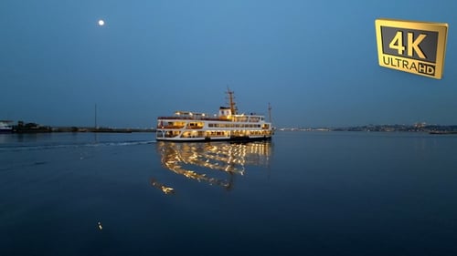 Passenger ship in the Bosphorus