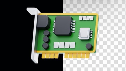 3D-Animation der Netzwerkkarte