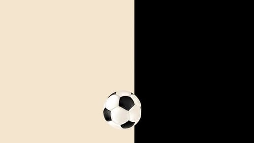 Animated Soccer Ball Bouncing Transition Reveal