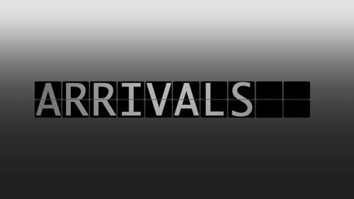 Retro Split Flap Airport Style Text Animation