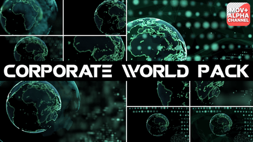 Paquete Corporativa Mundial | Motion Graphics