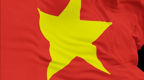 Waving Vertical Flag Animation with Alpha Channel