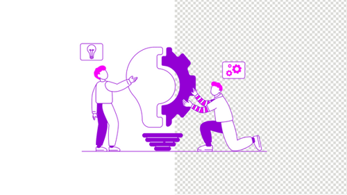 Business Idea Illustration Animation
