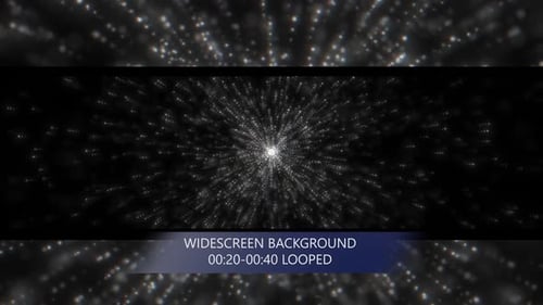 Abstract Sparkling White Particle Explosion Loop Background