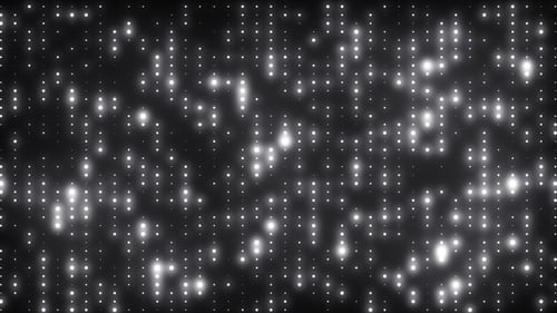 Dynamic White Light Grid Pulsing Background Loop