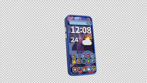3D Phone Mobile App Animation
