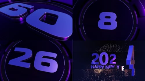 1 Minutes New Year Countdown