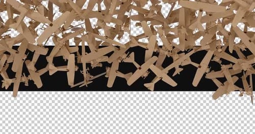 3d Wood Toy Airplane Transition