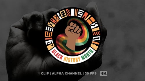 Black History Month Text Animation