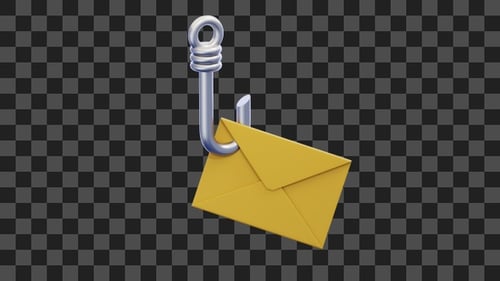 3D Animation of Phising E-mail | Alpha Channel