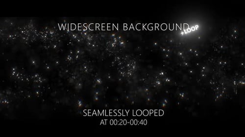 Abstract White Particles Worship Widescreen Background