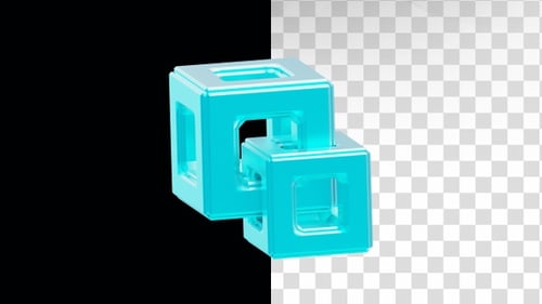 3D Animation of Abstract Shape