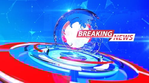 Breaking News Background Loop