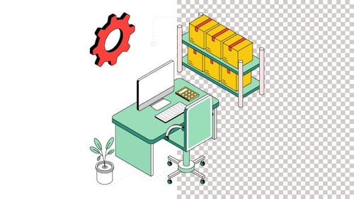 Inventory Management Animation Alpha Channel