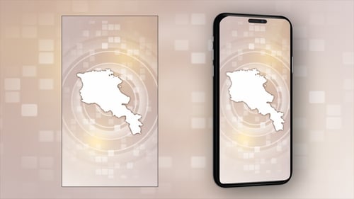 Modern Animated Map Outline Reveal and Fill