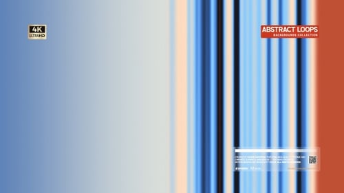 Abstract Vertical Gradient Stripes Looping Background