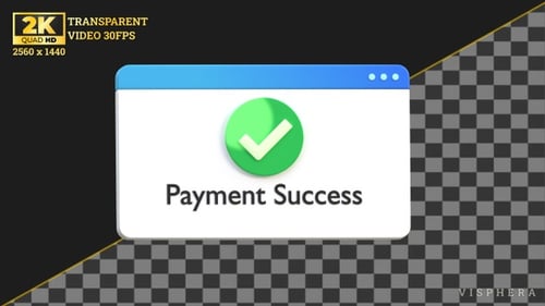 Modern Payment Success Confirmation Animation