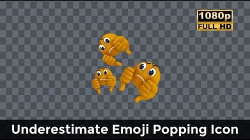 Abstract Yellow Blob Character Hand Gesture Reveal Animation