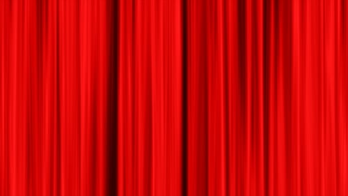 Red Curtain Animation Seamless Loop 4K