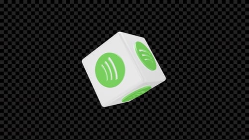 3D Spotify Icon