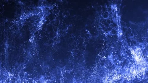 Aufsteigende blaue Partikel