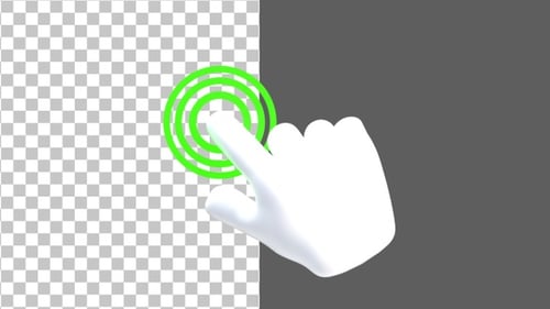 3D Mouse Click | Alpha Channel