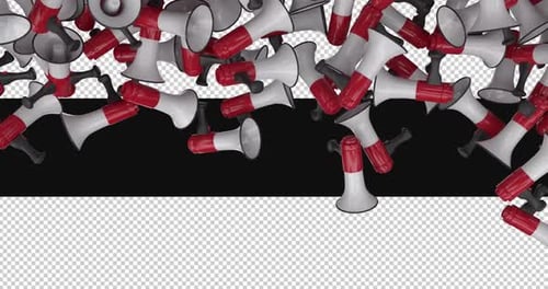 Pack de transiciones para megáfonos 3D