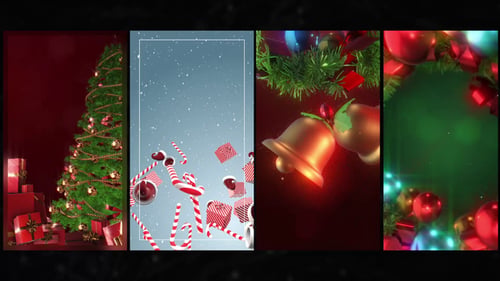 Kreative vertikale Hintergründe für Weihnachten