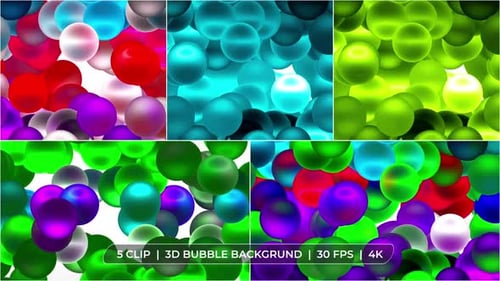 3d Bubble Background Pack