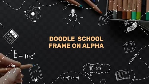 Doodle School Frame