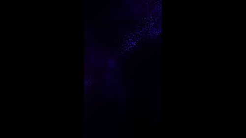 Vertical Blue Particles And Fogs