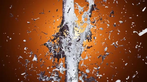 Mistura de chocolate e leite Splash V4