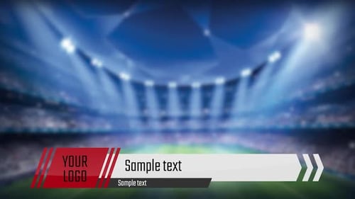 Sports TV Lower Third | UHD | 60fps