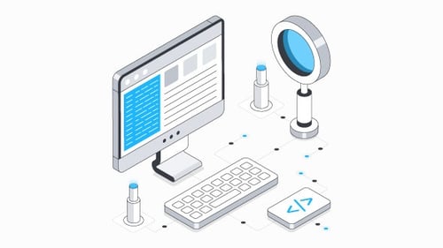 Software testing Isometric Animation Alpha Channel