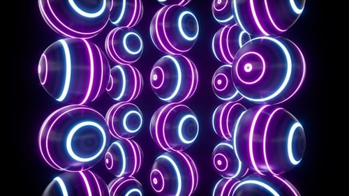Stacked Striped Spheres Vj Loop
