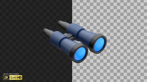 3D-Fernglas | Alpha-Kanal