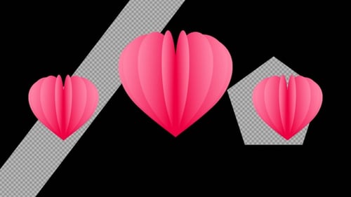 Heart Background Loops Alpha