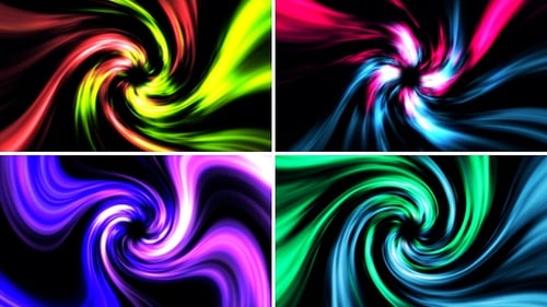 Abstract Light Swirl Tunnel Loop Background